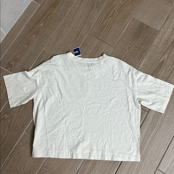 Aerie Cream and Gold Tee NWT - Picture 4 of 6